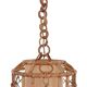 Handmade bamboo and rattan suspension from the 1960s, France.