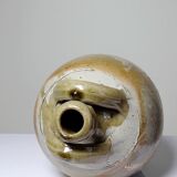 Small old oil jar 19th century French craftsmanship Puisaye
