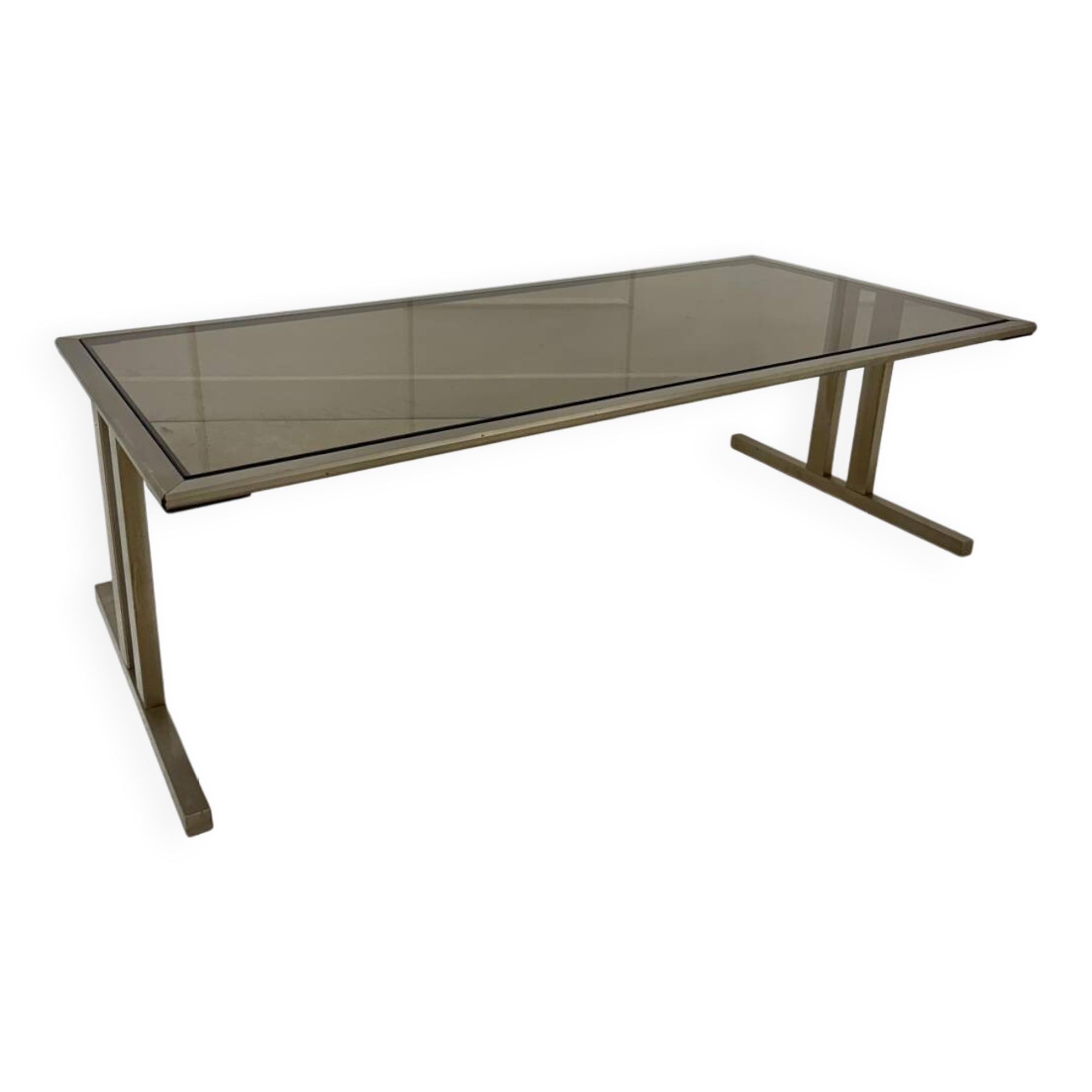 Smoked glass coffee table