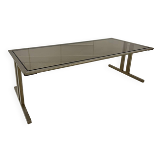 Smoked glass coffee table