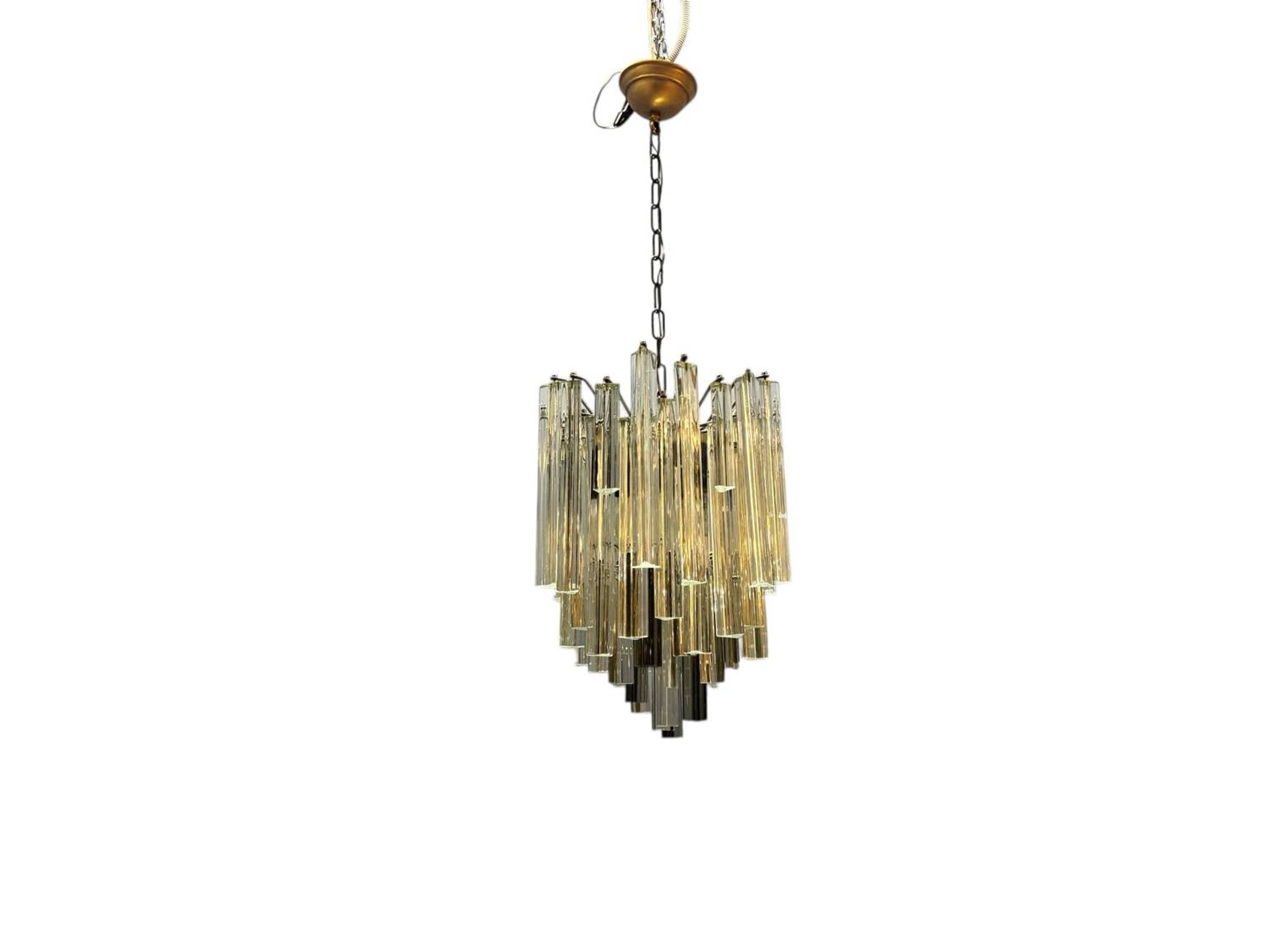 Murano Trilobi Chandelier 1970’s 
