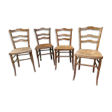 Lot of 4 bistro chairs Cambier
