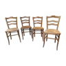 Lot of 4 bistro chairs Cambier