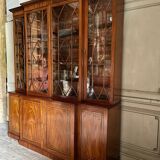 English mahogany bookcase circa 1900