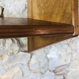 Vintage wall shelf with two shelves, 1970's