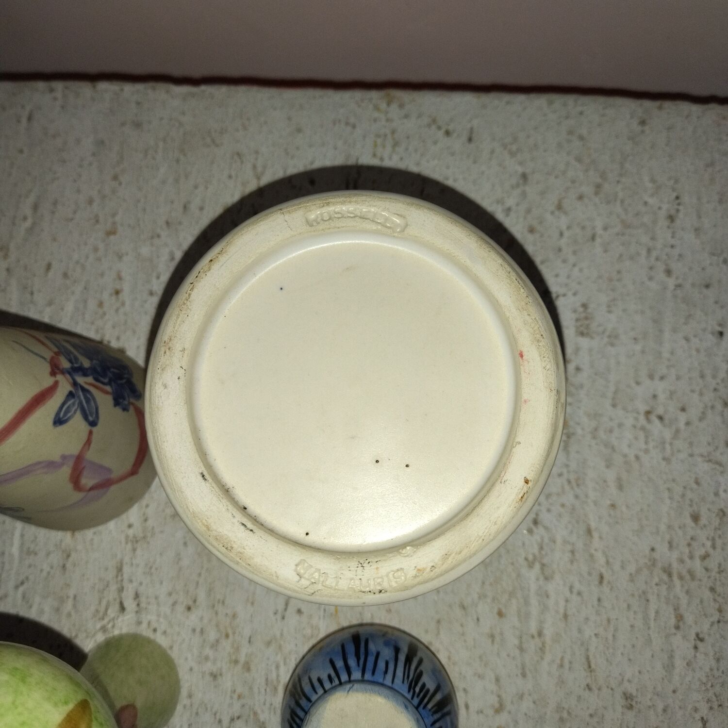 4 ceramic vases from Vallauris