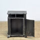 Iron bedside table, circa 1930