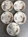 5 dessert plates porcelain gold medals exp 1867 1978 birds