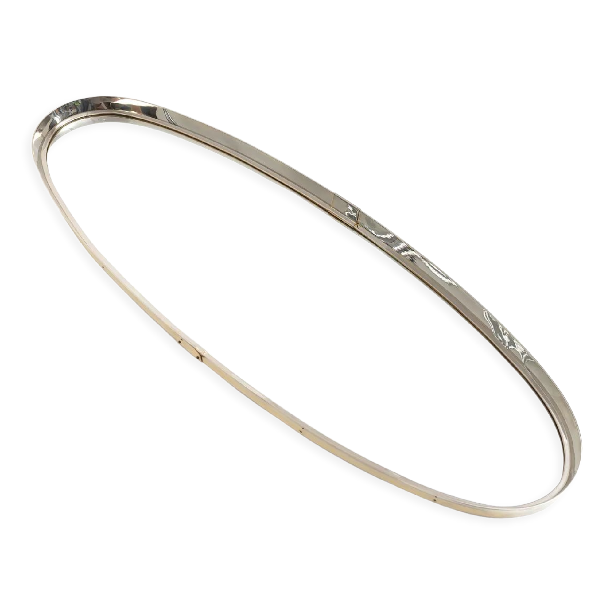 Brass mirror by Vereinigte Werkstätten München, 1960