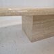 Italian coffee table in travertine, 1980s