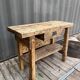 Workbench made of old wood