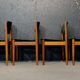 Set of 4 chairs France & Son model 197