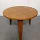 Round pedestal table tripod Art Deco circa 1930