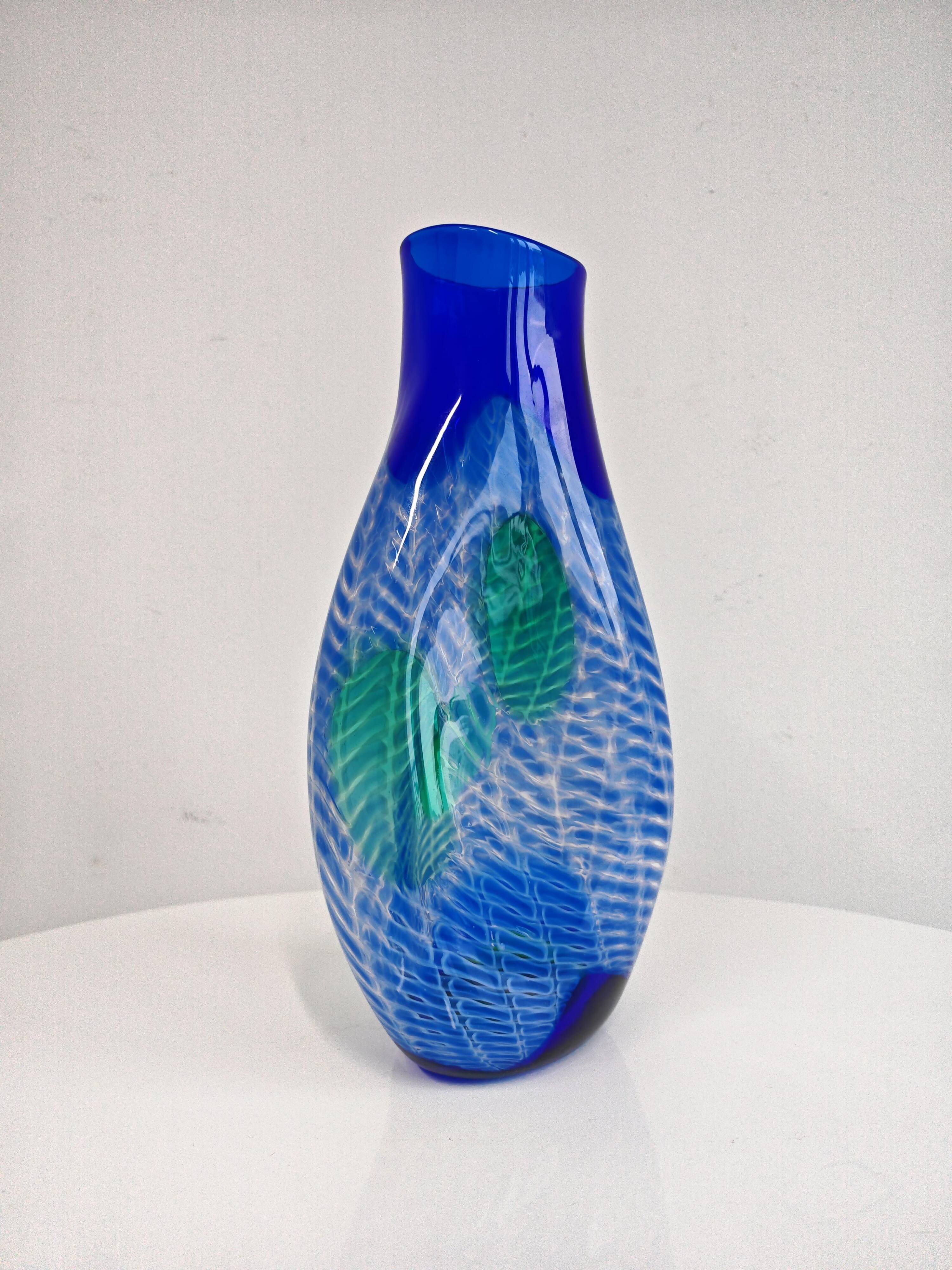 Murano glass vase by Archimede Seguso, limited edition.
