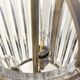 Old vintage brass and crystal lantern decoration chandelier lighting LAMP-7125