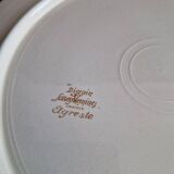 Digoin Sarreguemines ceramic pie dish, Agreste model