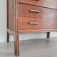 Scandinavian secretary desk - showcase chest of drawers