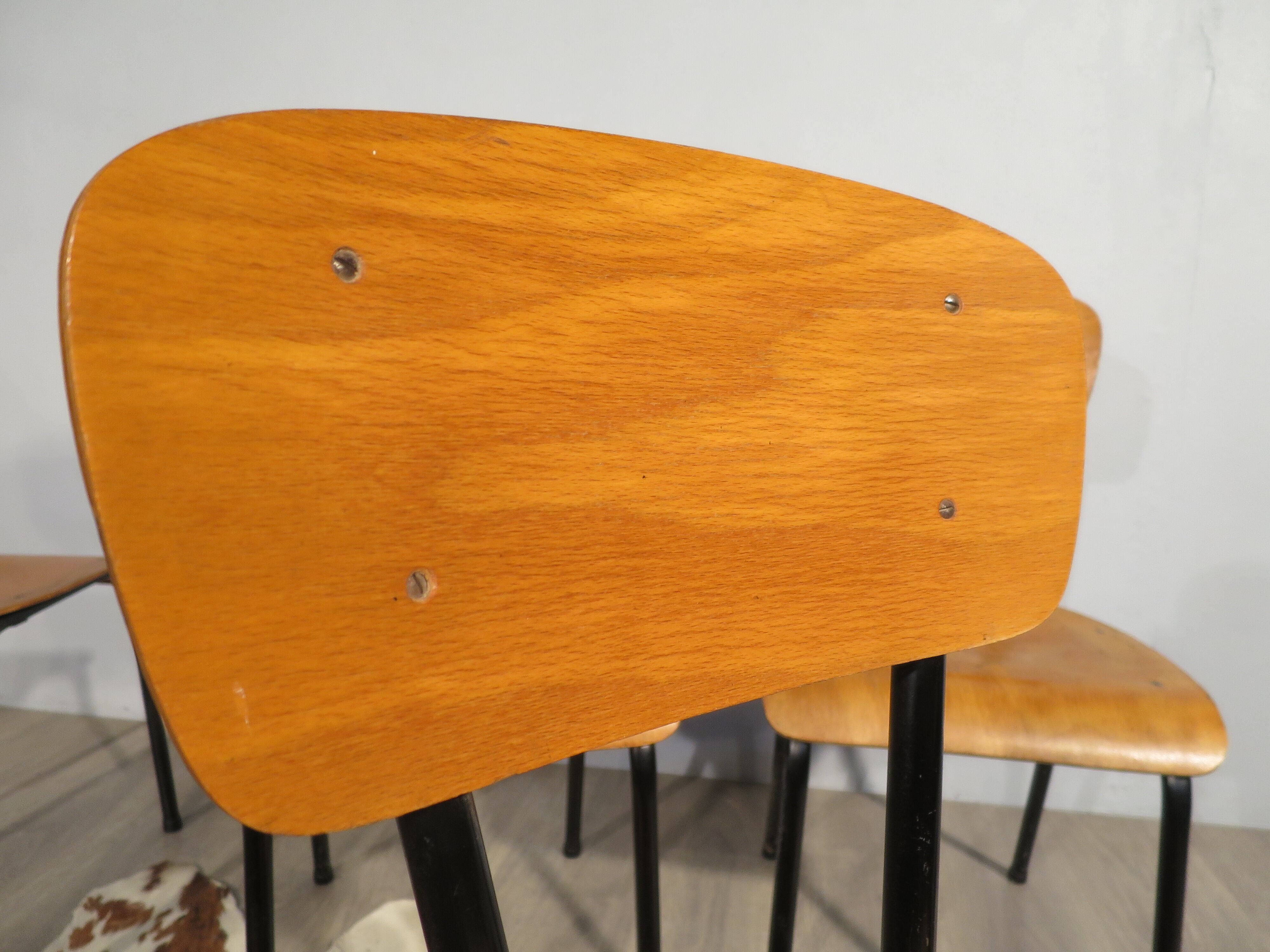 Set of 6 chairs 70's