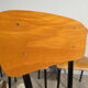 Lot de 6 chaises d'école années 70