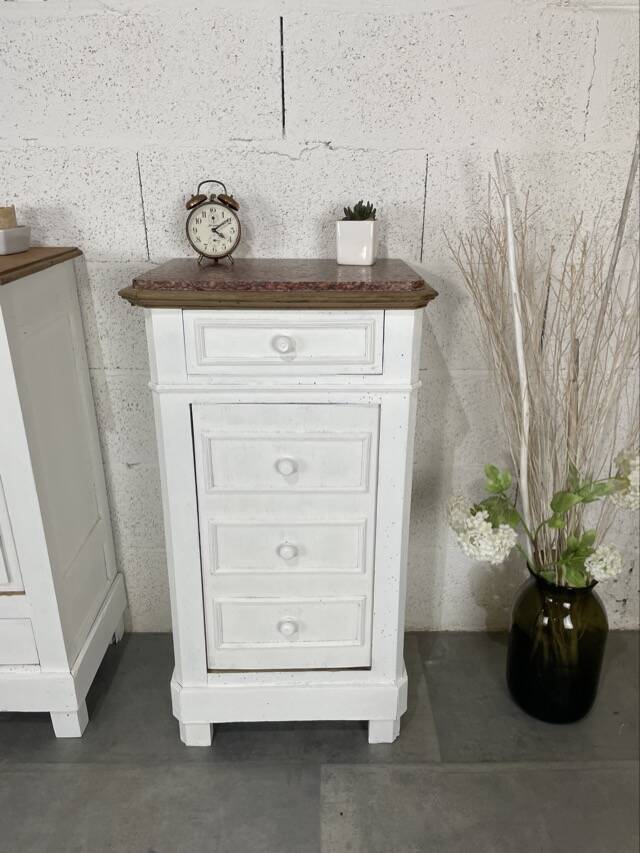 Pair of old bedside tables