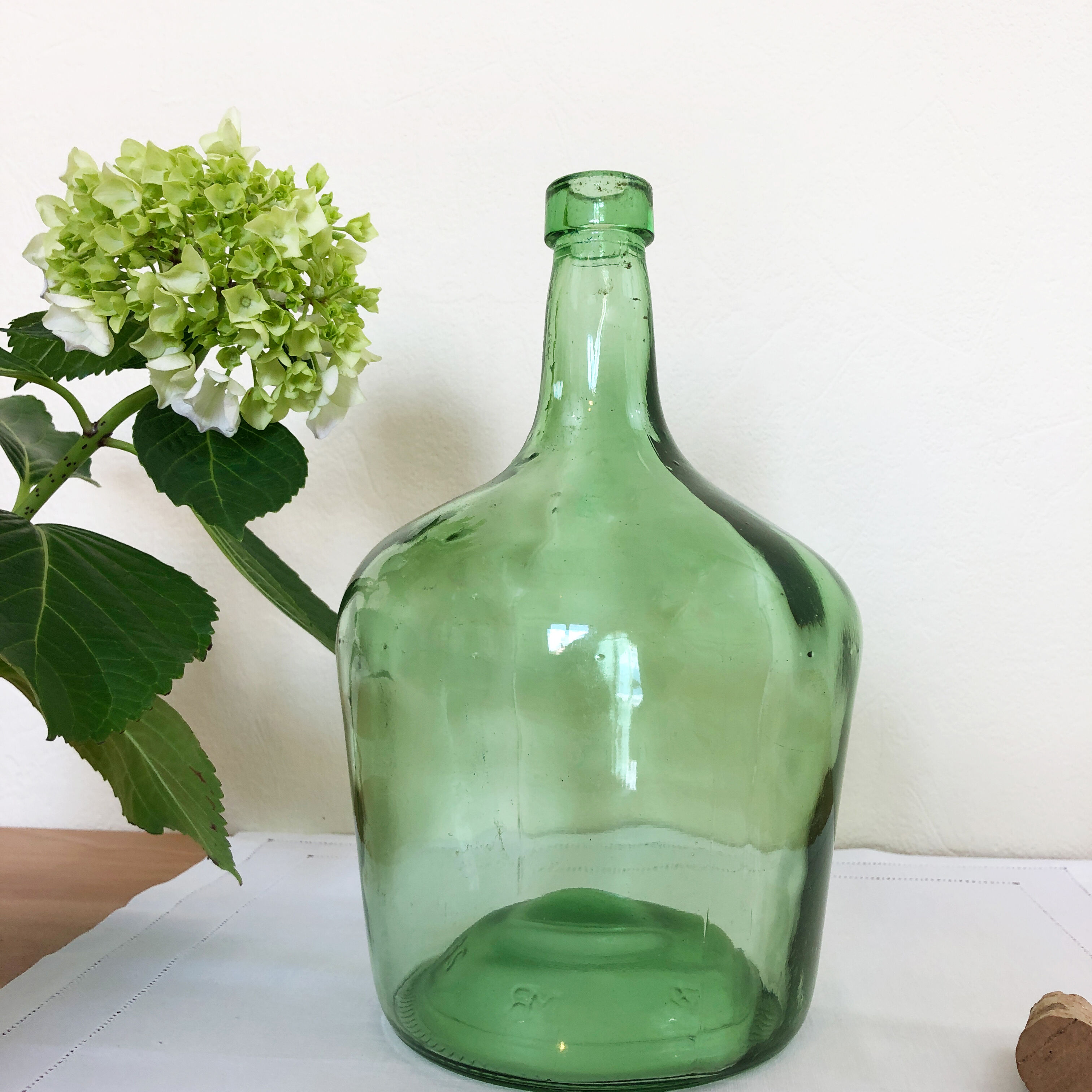 Demijohn canning 2 liters green (9B)