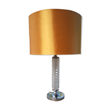 1970 Chiseled Glass Lamp