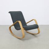 Vintage Rocking Chair/Lounge Chair “Dondolo” by Luigi Crassevig, 1970s