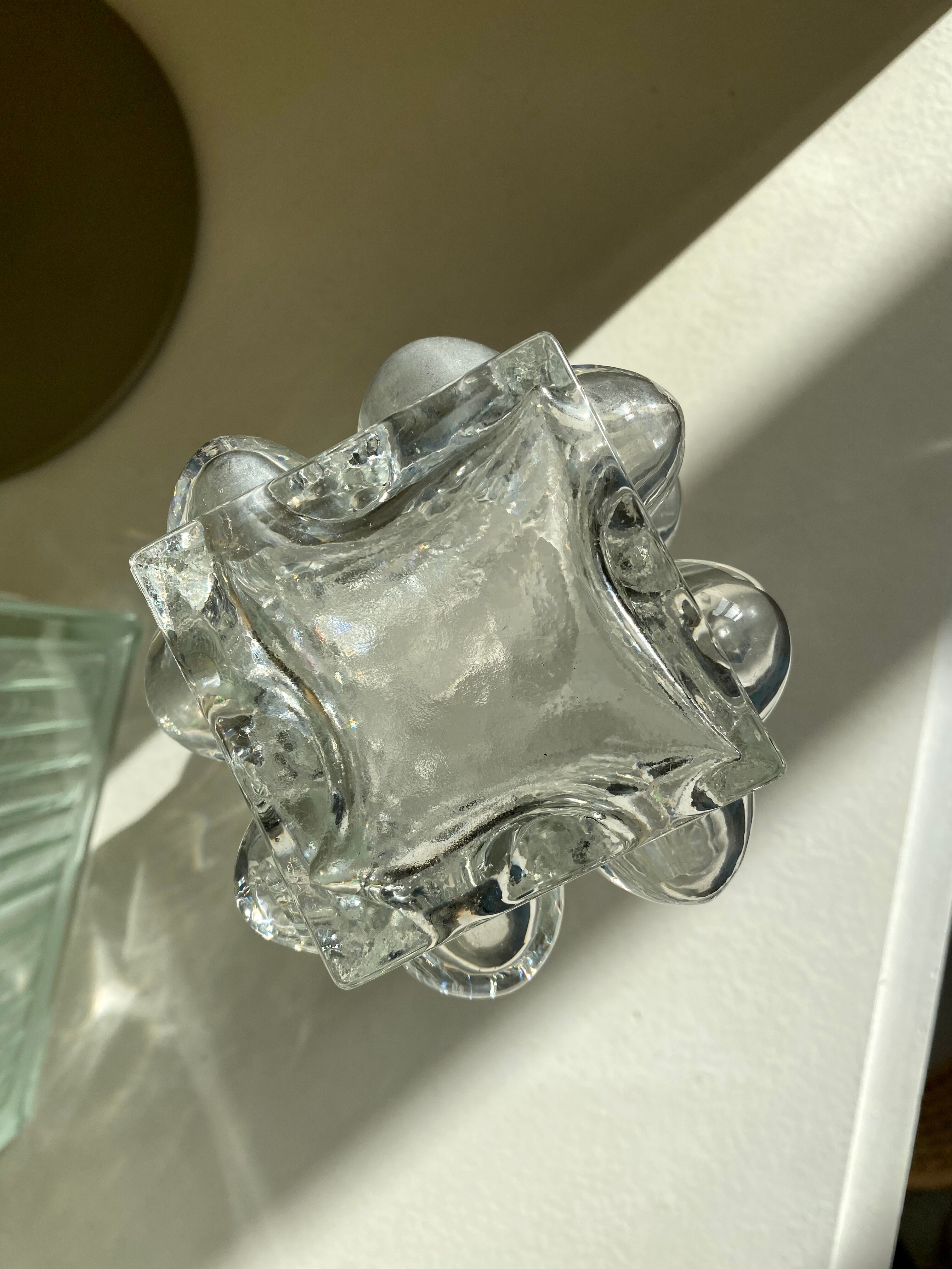 Vase bulles bubble Wilhelm Braun Feldweg pour Hirschberg vintage années 60