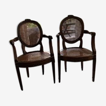 Pair of armchairs stamped Pillot de Nîmes