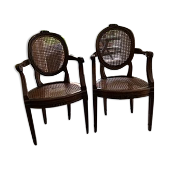 Pair of armchairs stamped Pillot de Nîmes