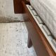 Roset SNA teak and cane bed, 1 person