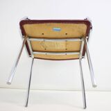 Chrome (Faux) Leather Armchair by Kovona, 1980's, Czechoslovakia