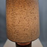 Danish teak wooden table lamp midcentury modern