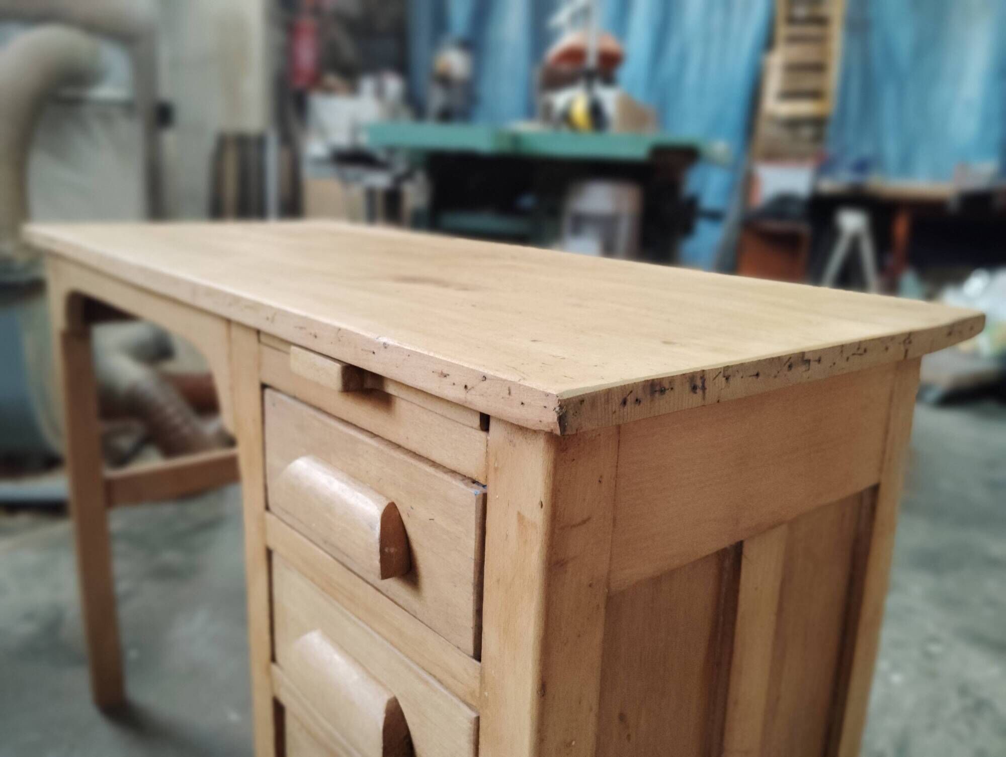 Restored vintage desk