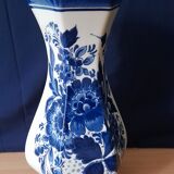 Hexagonal Delft Vase - Delft Blue, Handmade Holland