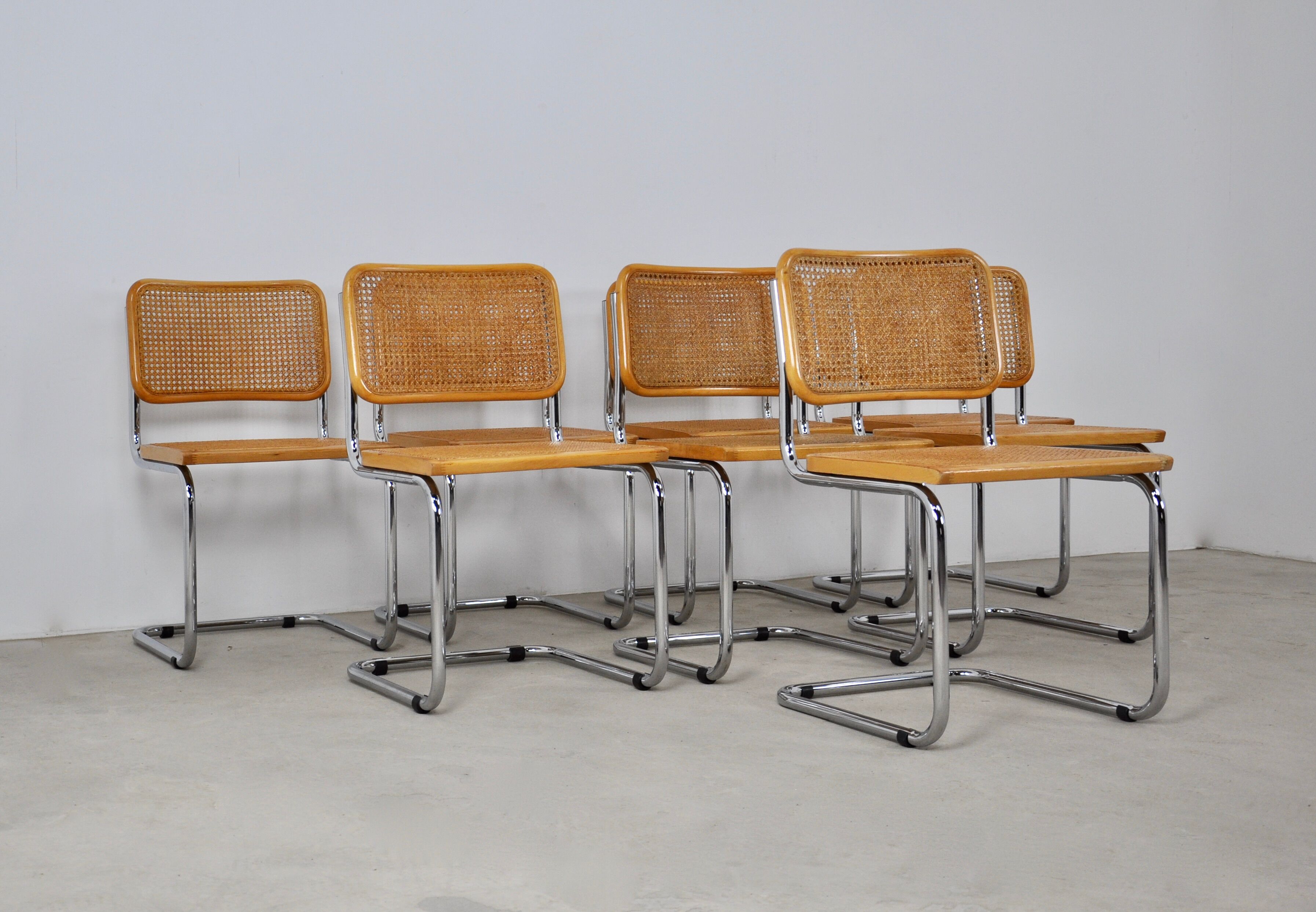 Dinning Chairs B32 By Marcel Breuer set 8