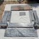 Napoleon III marble fireplace with modillions