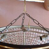 Ceiling chandelier with tassels