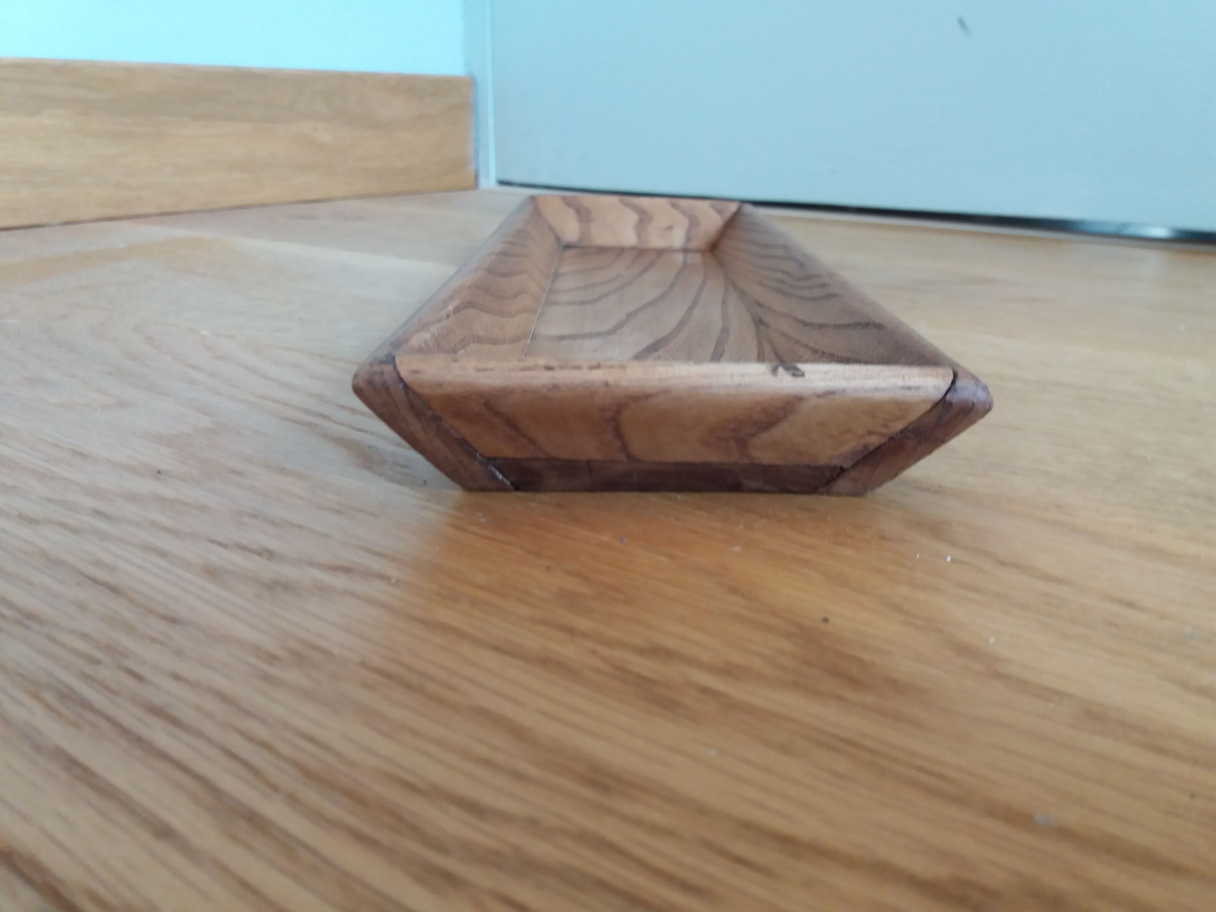 Pencil holder or wooden pocket tray