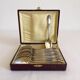 Set of 11 small vintage silver-plated metal spoons