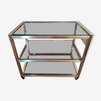 Brass serving table 1970