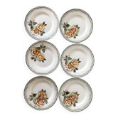 Assiettes plates Digoin , modèle Odile
