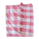 Vintage Haik pink blanket with Moroccan checks - 186 x 252 cm