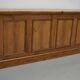 Cabinet de pharmacie en pin allemand rustique / comptoir de magasin / îlot de cuisine, 1930