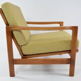 Fauteuils BZ jaune chiné
