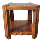 Art Deco coffee table in solid walnut