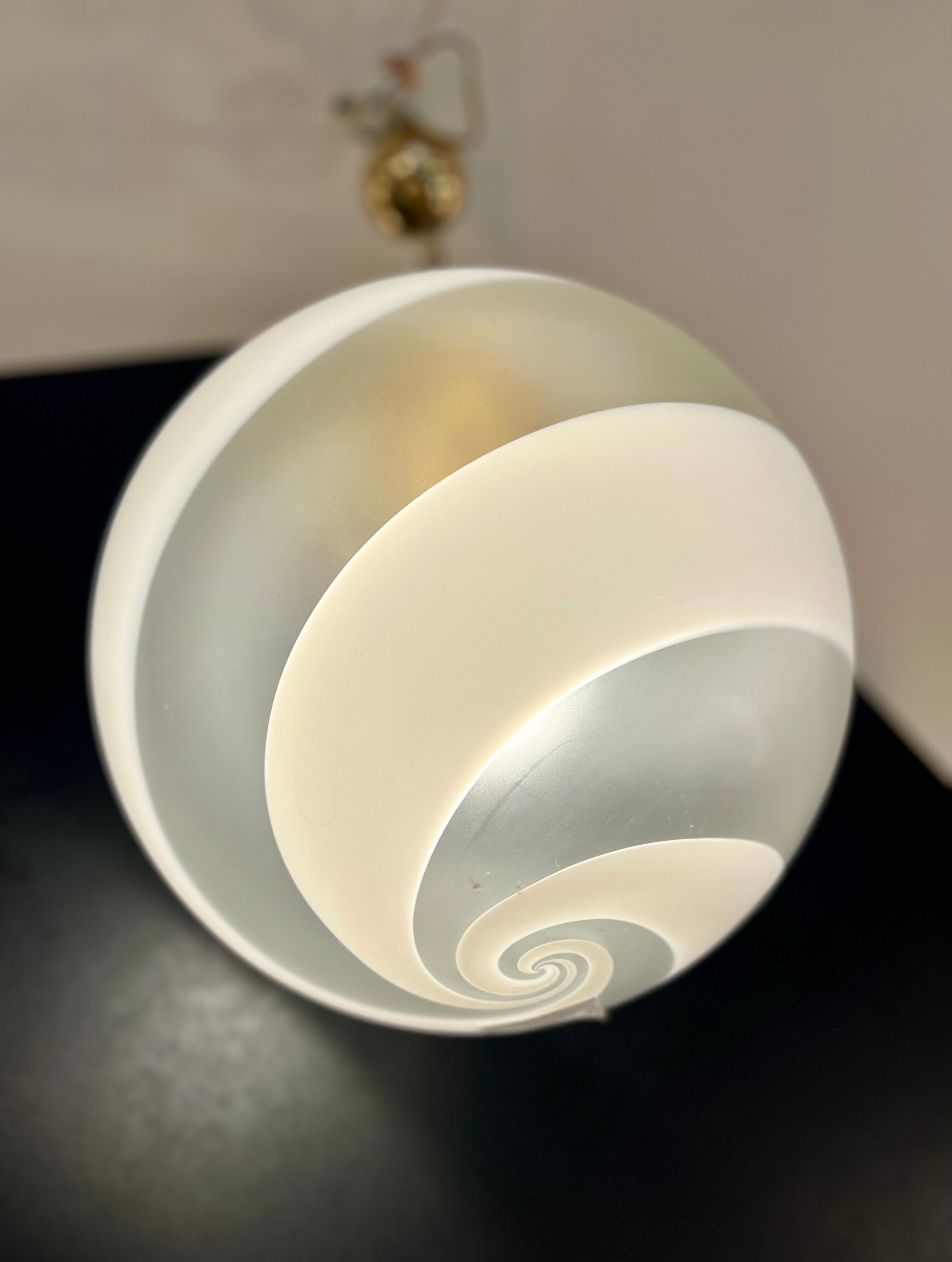 Ceiling glass ball lamp