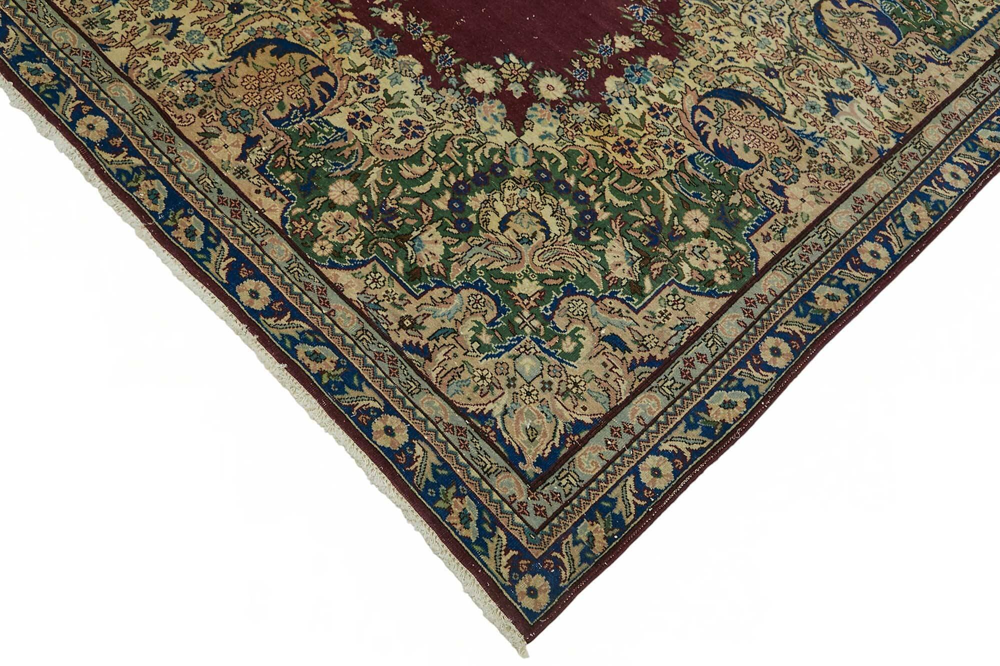 Turkish Wool Vintage Kayseri Rug 205 cm x 281 cm