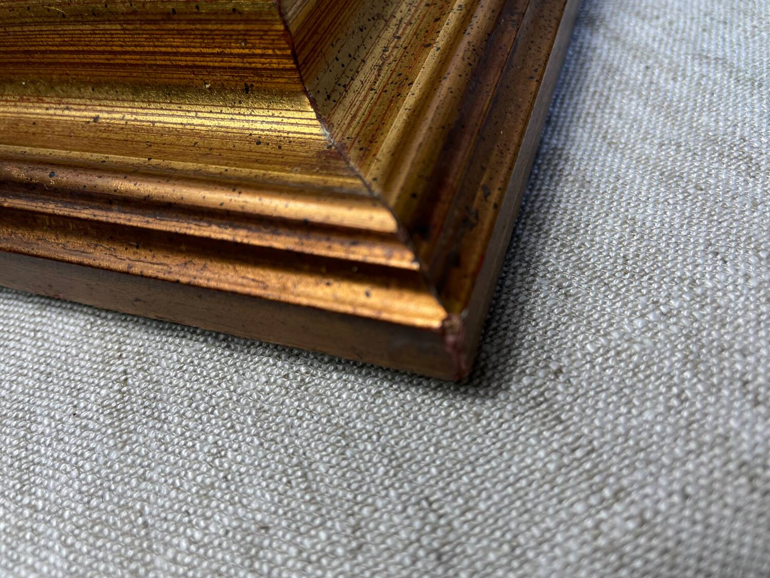 Glazed wooden frame