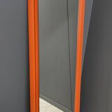 XXL orange Quadro mirror by Schönbuch 1970s